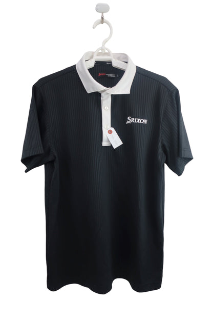 SRIXON(スリクソン) ポロシャツ 黒白 メンズ L B-1