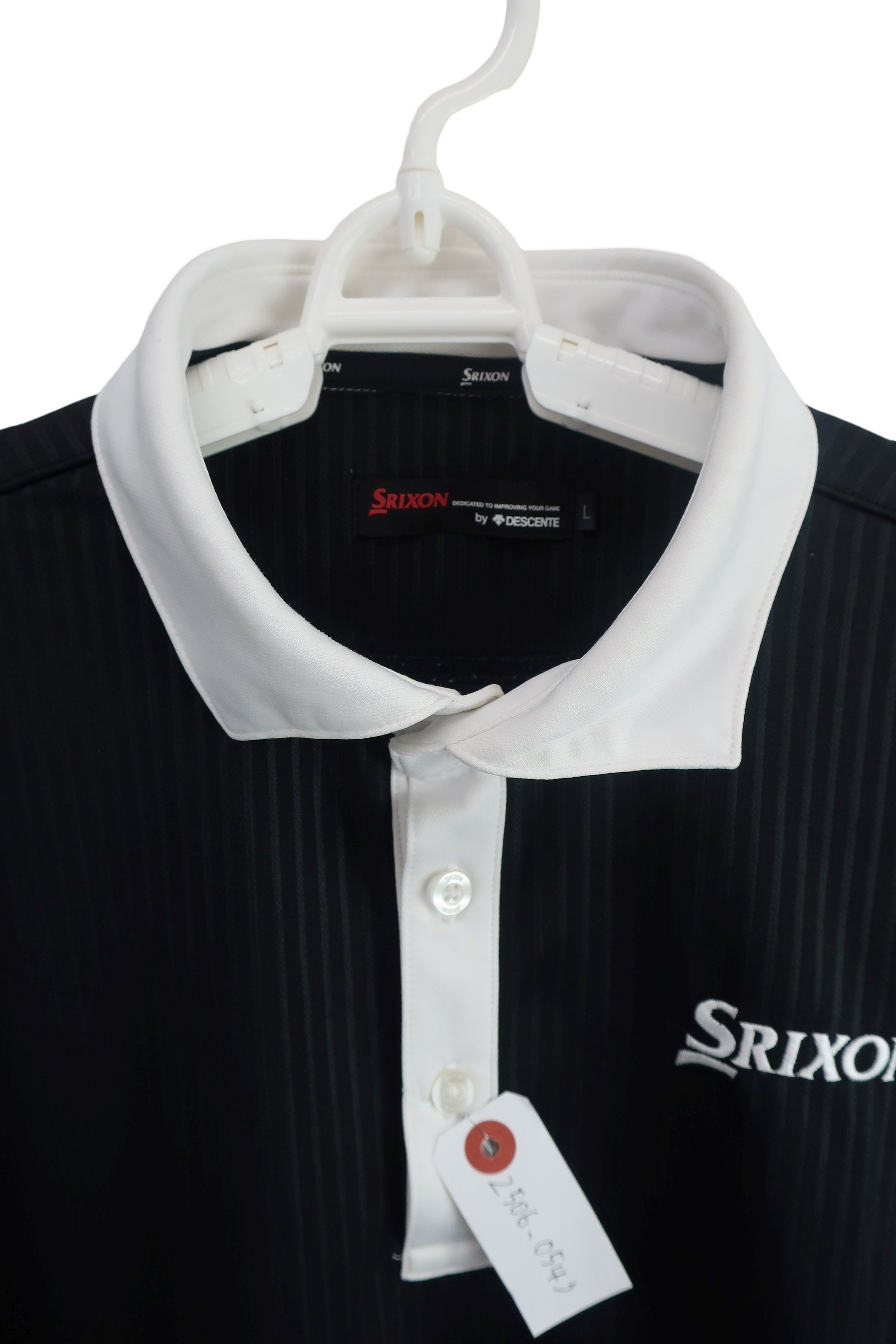 SRIXON(スリクソン) ポロシャツ 黒白 メンズ L B-3