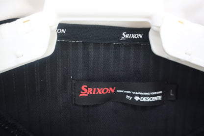 SRIXON(スリクソン) ポロシャツ 黒白 メンズ L B-4