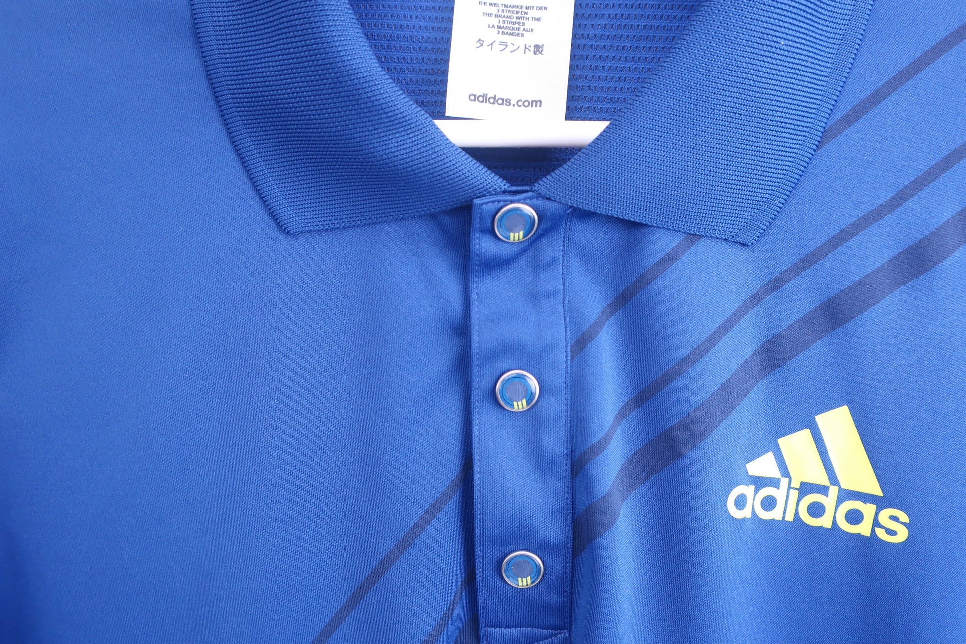 adidas(アディダス) ポロシャツ 青 メンズ M A-4