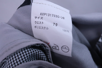 AXEL(アクセル) パンツ 白黒千鳥柄 メンズ 79 B-8