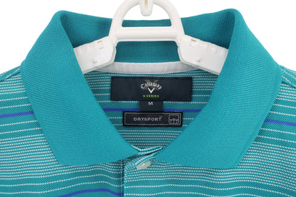 Callaway(キャロウェイ) 長袖ポロシャツ 青系ボーダー メンズ M 241-250533 B-3