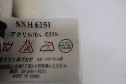 SRIXON(スリクソン) ニット帽 白 メンズ フリーサイズ S-8
