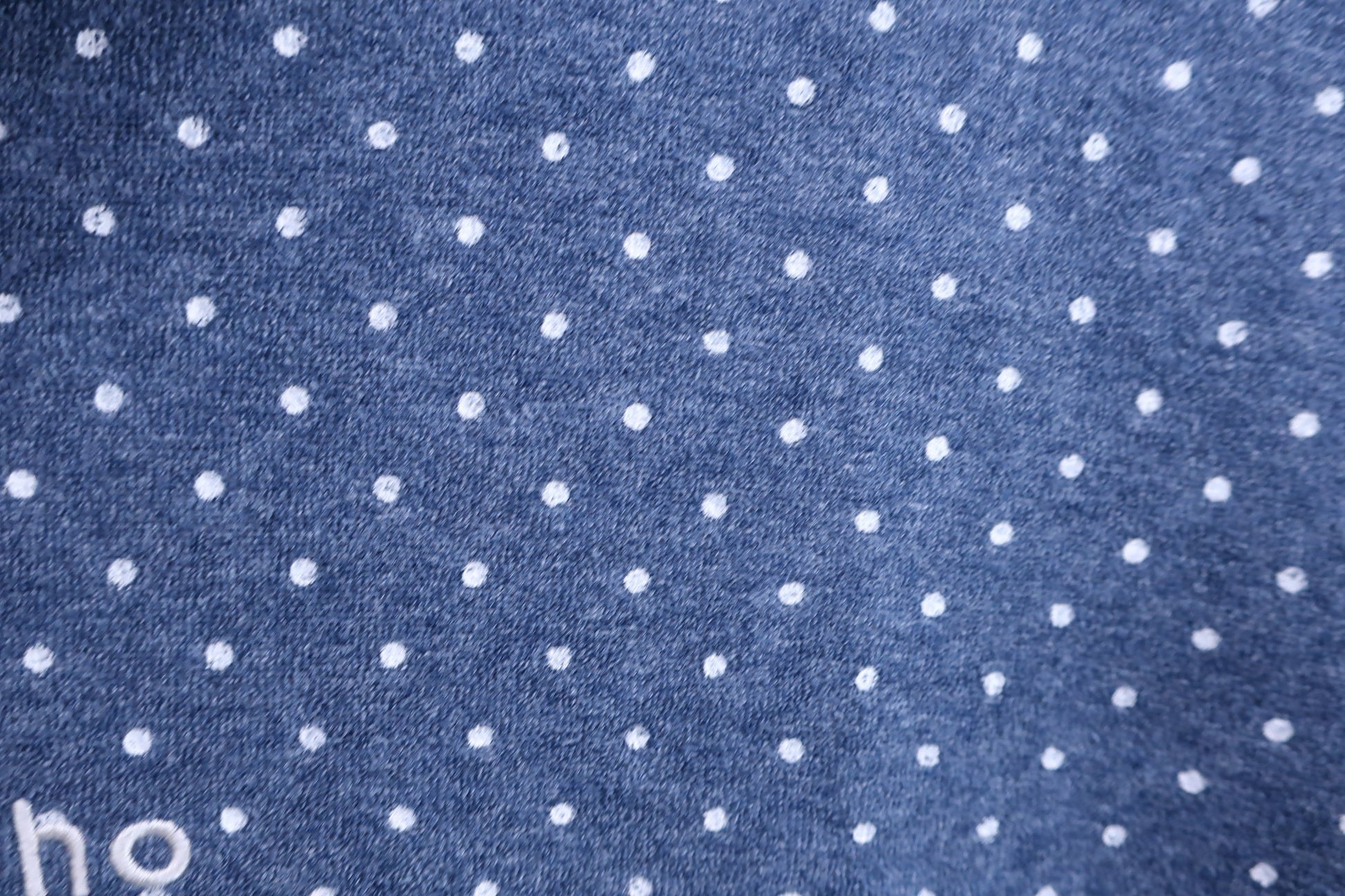 tovho(トヴホ) 半袖モックネックシャツ ネイビー白水玉 メンズ 2 A-4