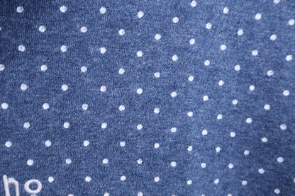 tovho(トヴホ) 半袖モックネックシャツ ネイビー白水玉 メンズ 2 A-4