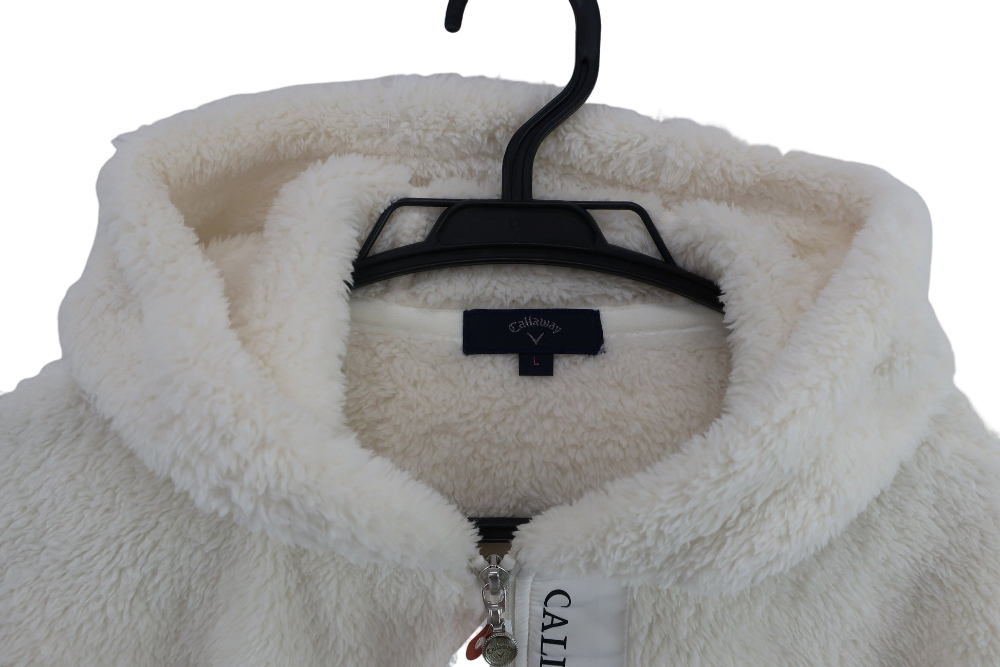 Callaway(キャロウェイ) ボアパーカー 白 レディース L C21217204 A-3