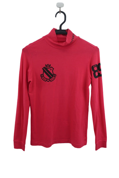 PEARLY GATES(パーリーゲイツ) 長袖モックネックシャツ ピンク レディース 0 055-8166102 C-1