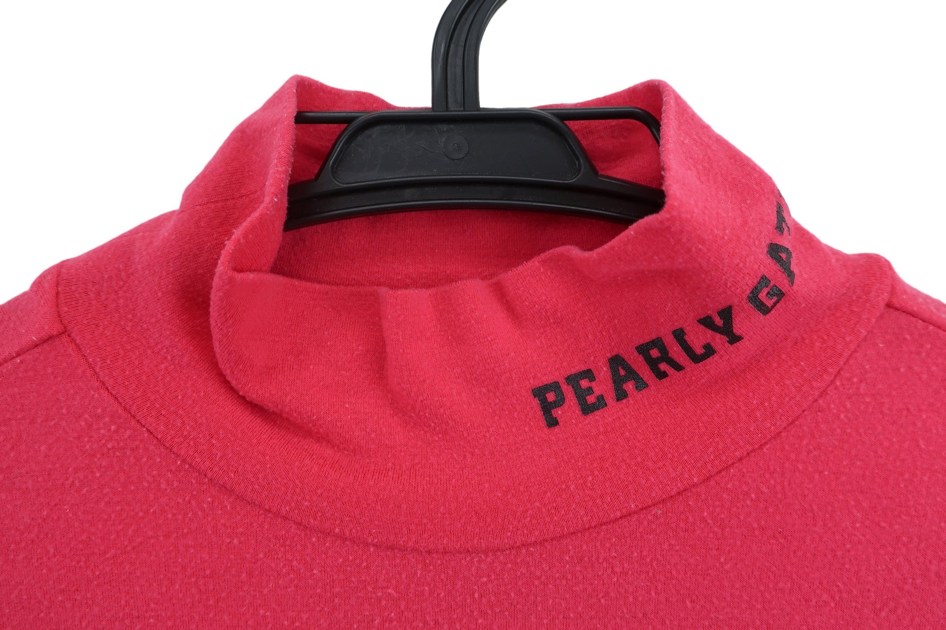 PEARLY GATES(パーリーゲイツ) 長袖モックネックシャツ ピンク レディース 0 055-8166102 C-3