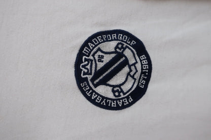 PEARLY GATES(パーリーゲイツ) 長袖ハーフジップモックネックシャツ 白 レディース 1 055-8166108 B-2