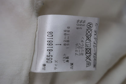 PEARLY GATES(パーリーゲイツ) 長袖ハーフジップモックネックシャツ 白 レディース 1 055-8166108 B-9