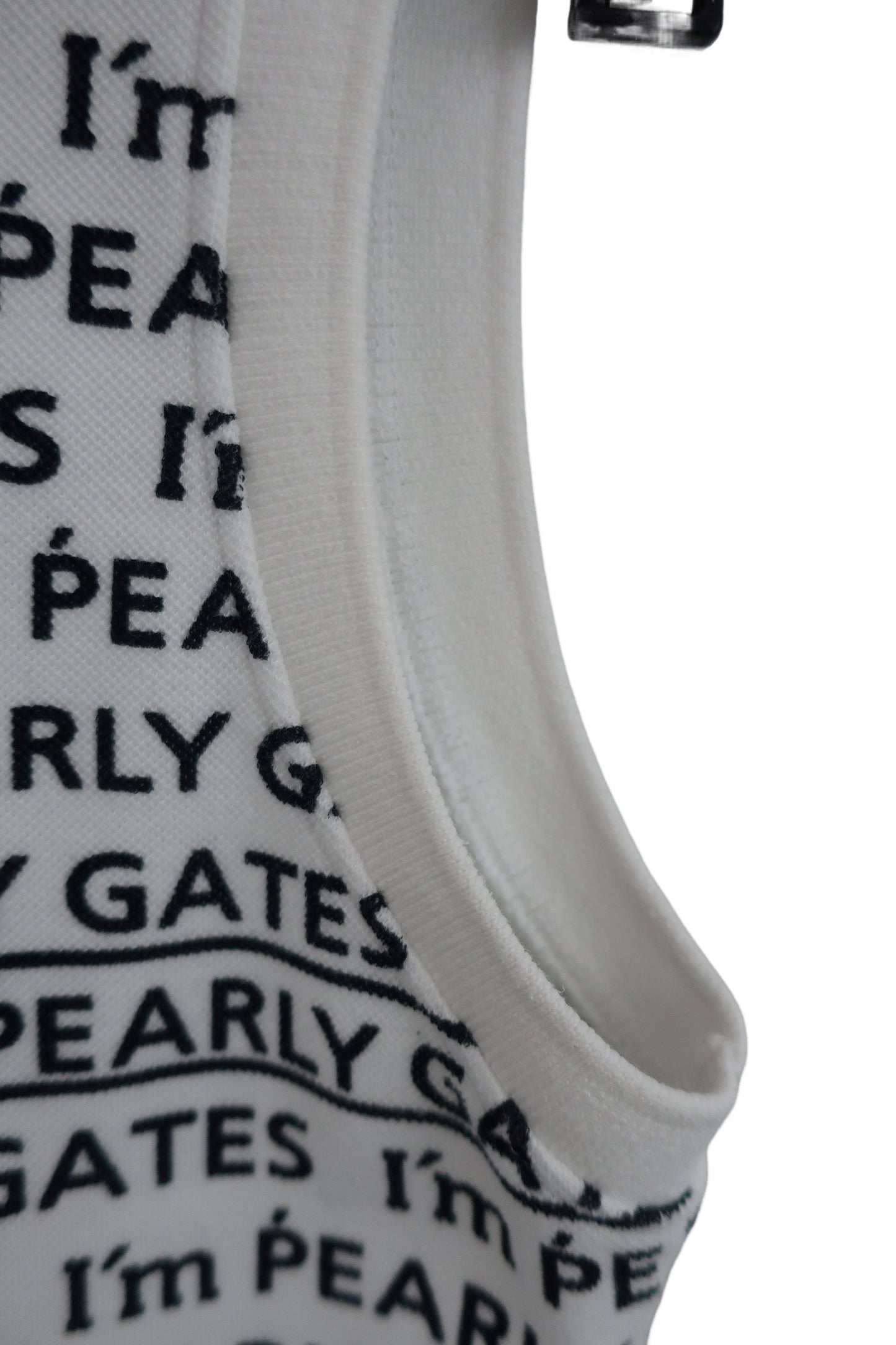 PEARLY GATES(パーリーゲイツ) ノースリーブポロシャツ 白ロゴ柄 レディース 1 055ー9160314 A-3