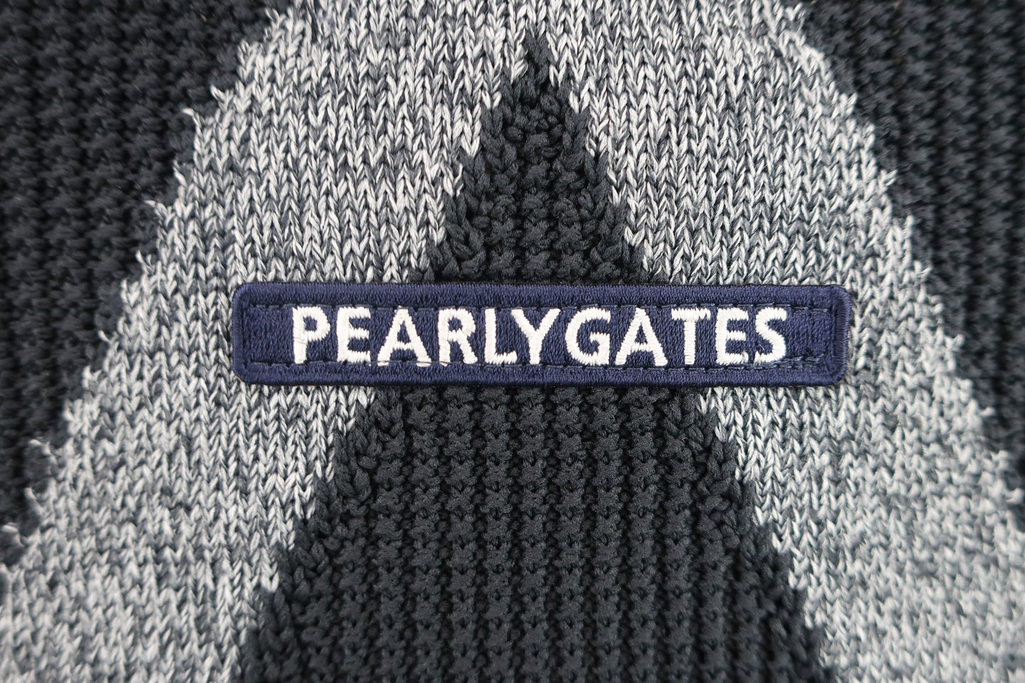 PEARLY GATES(パーリーゲイツ) ニットセーター 黒白グレー レディース 2 055-3270910 S-6