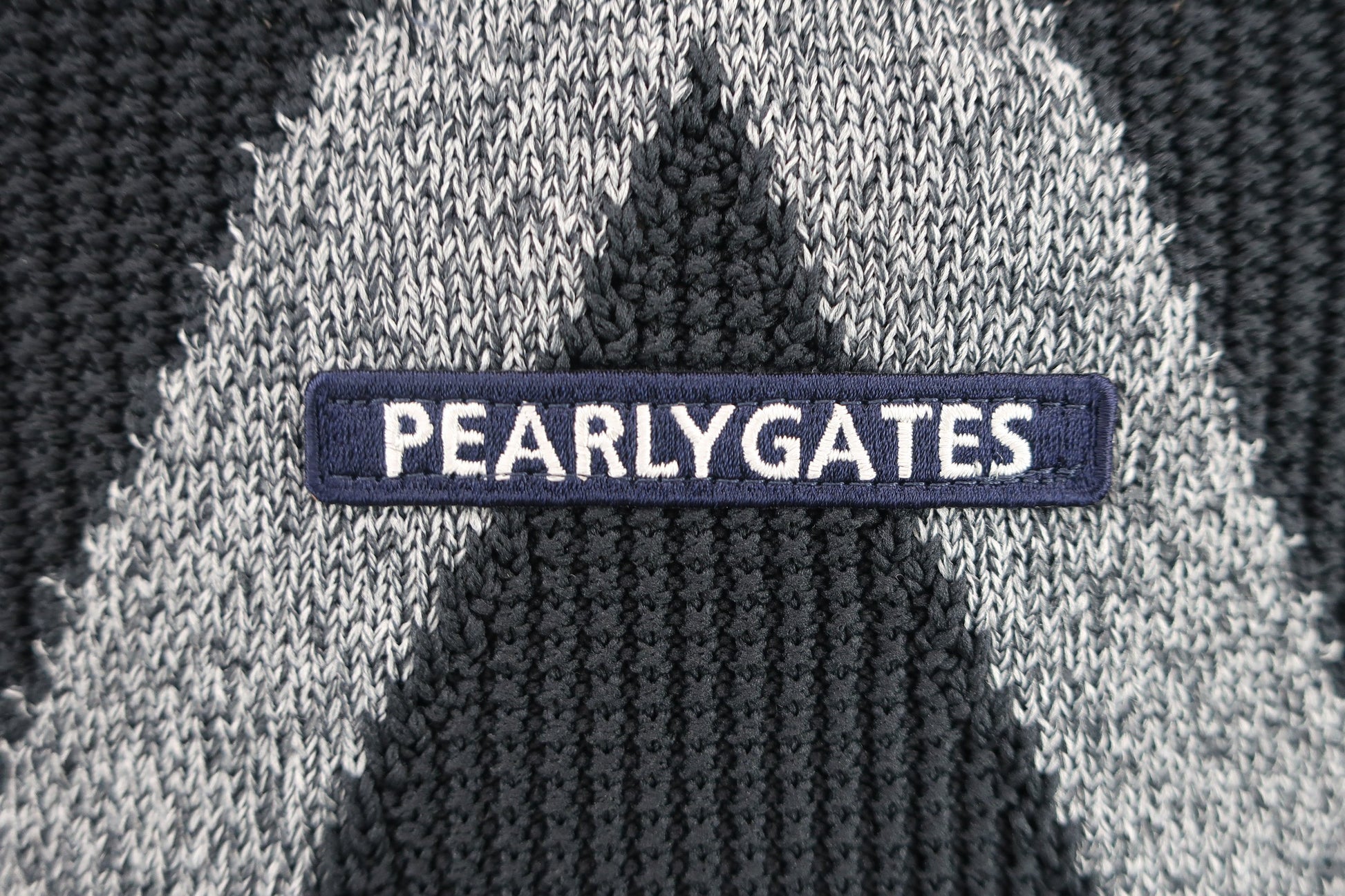 PEARLY GATES(パーリーゲイツ) ニットセーター 黒白グレー レディース 2 055-3270910 S-6