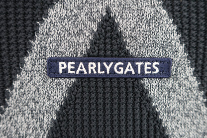 PEARLY GATES(パーリーゲイツ) ニットセーター 黒白グレー レディース 2 055-3270910 S-6