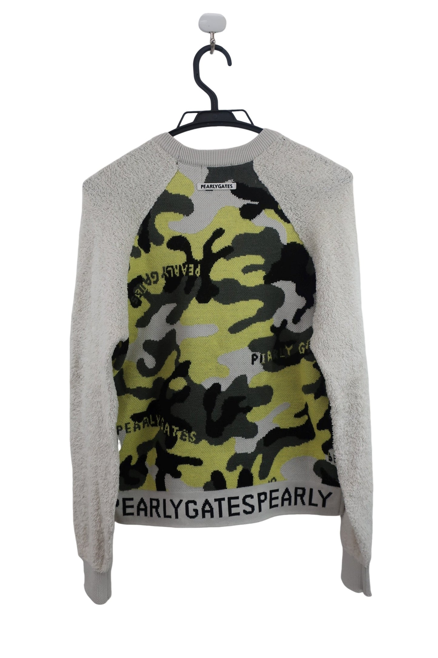 PEARLY GATES(パーリーゲイツ) ニットセーター ベージュ黄色迷彩 レディース 1 055-9270124 A-5