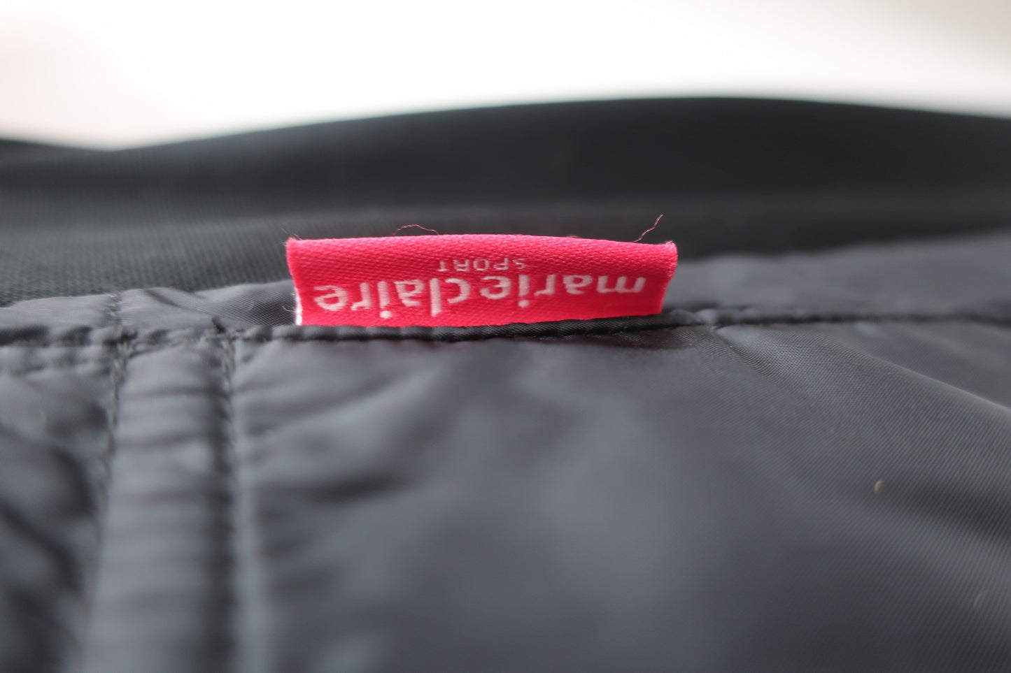 marie claire sport(マリ・クレール・スポーツ) ナイロンベストワンピース 黒 レディース M A-7