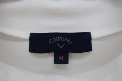 Callaway(キャロウェイ) 長袖モックネックシャツ 白 レディース M B-2
