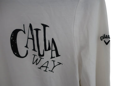 Callaway(キャロウェイ) 長袖モックネックシャツ 白 レディース M B-3