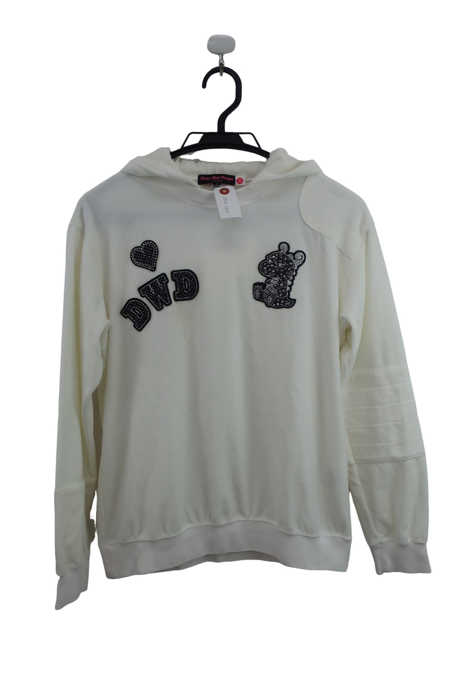 Dance With Dragon(ダンスウィズドラゴン) パーカー 白 レディース 3 D2-219100 B-1
