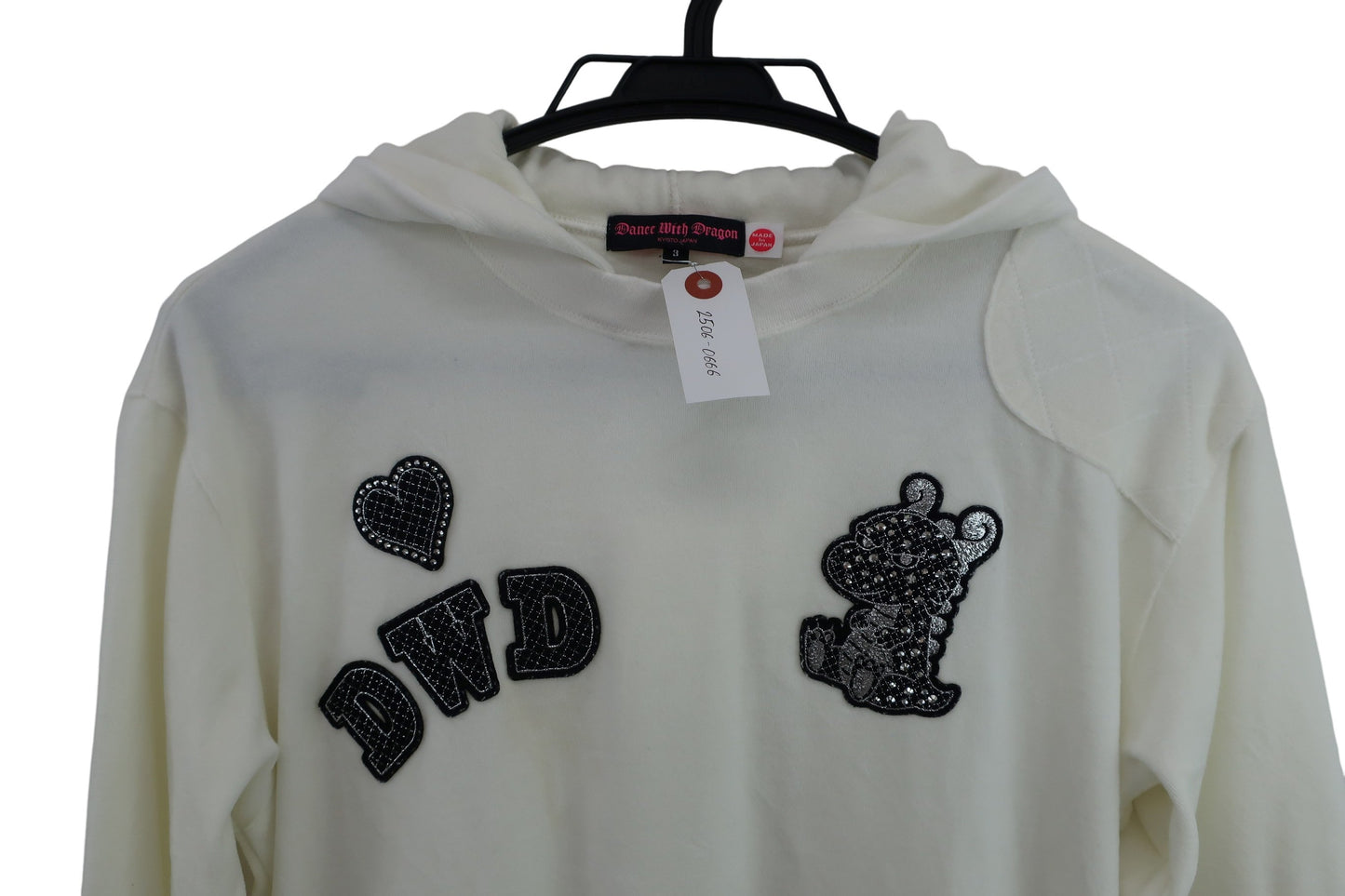Dance With Dragon(ダンスウィズドラゴン) パーカー 白 レディース 3 D2-219100 B-3
