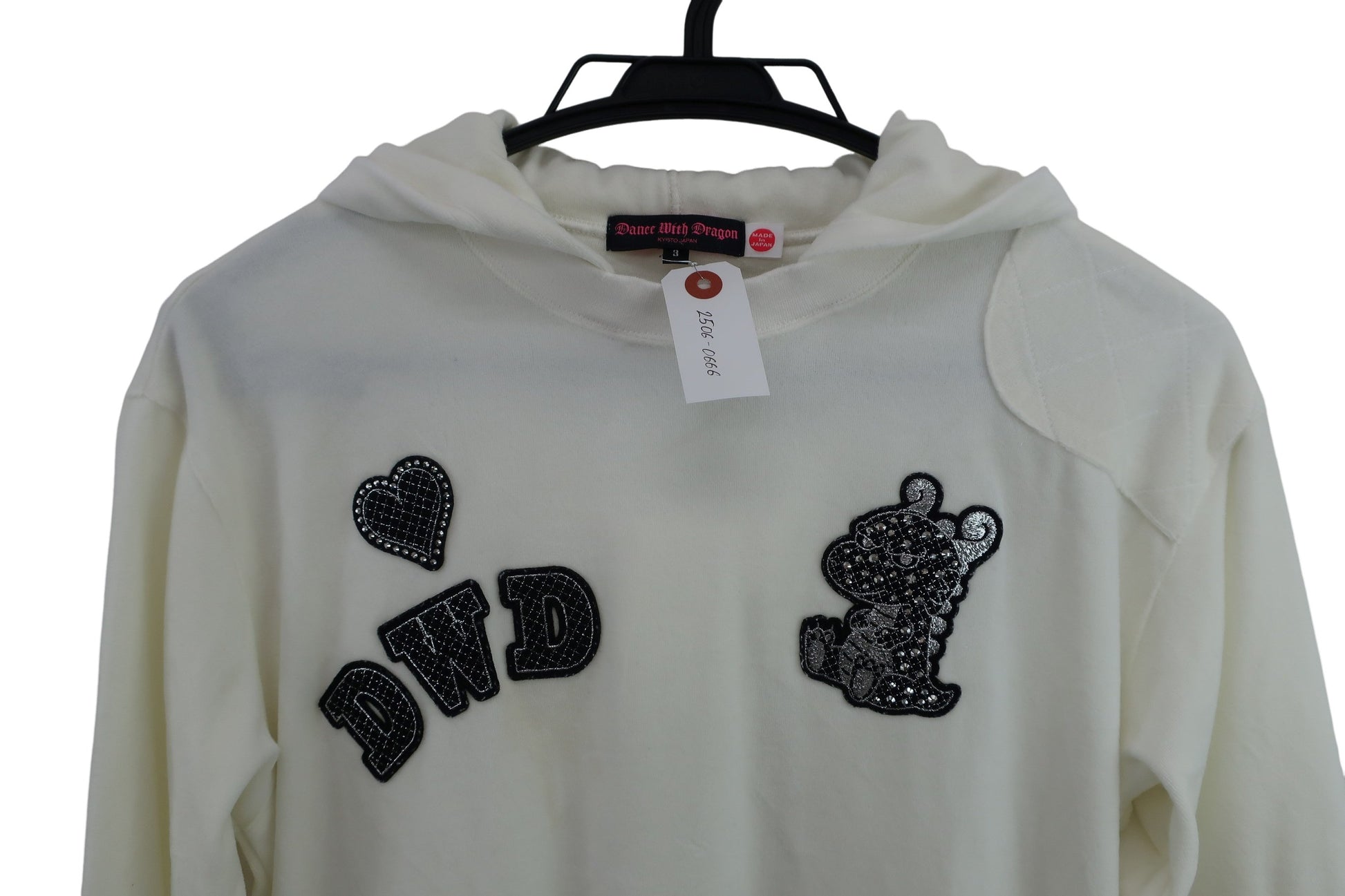 Dance With Dragon(ダンスウィズドラゴン) パーカー 白 レディース 3 D2-219100 B-3
