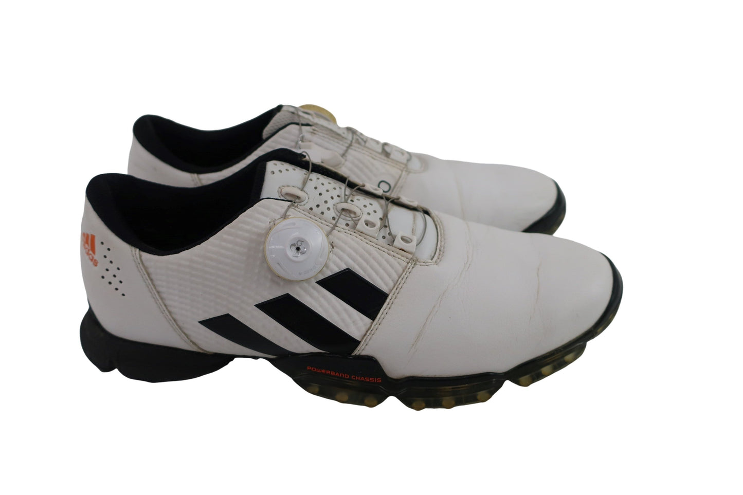 adidas(アディダス) ダイヤル式ゴルフシューズ 白黒 メンズ 26.5cm EVG791003 B-3