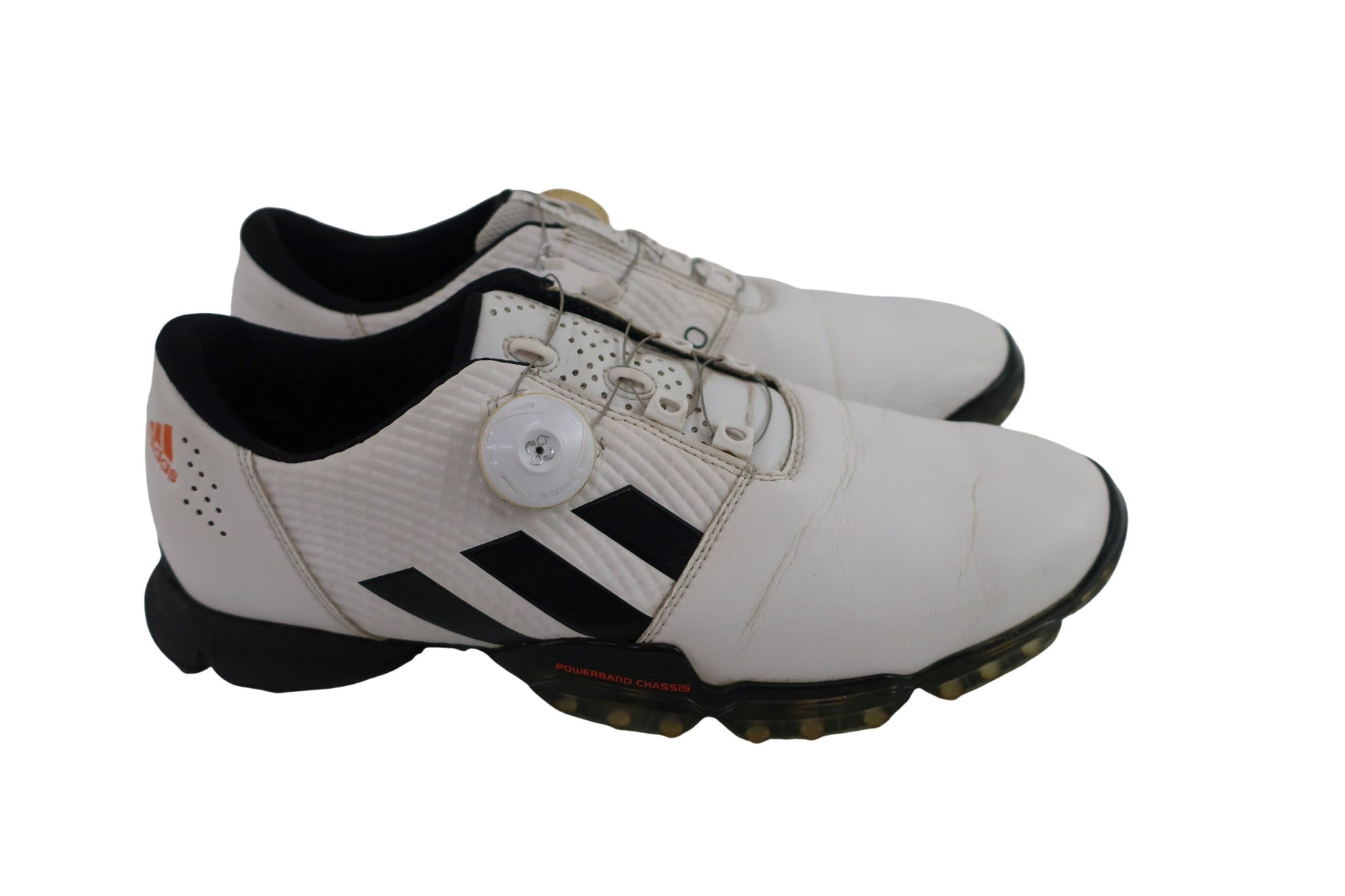 adidas(アディダス) ダイヤル式ゴルフシューズ 白黒 メンズ 26.5cm EVG791003 B-3