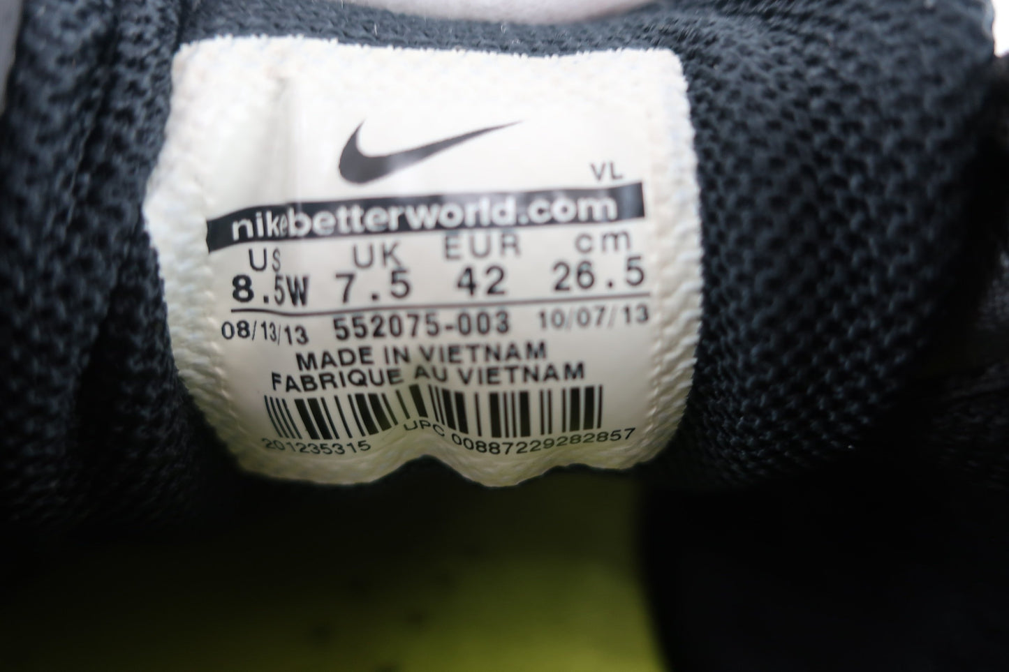 NIKE GOLF(ナイキゴルフ) ゴルフシューズ 黒 メンズ 26.5cm 552075-003 B-10