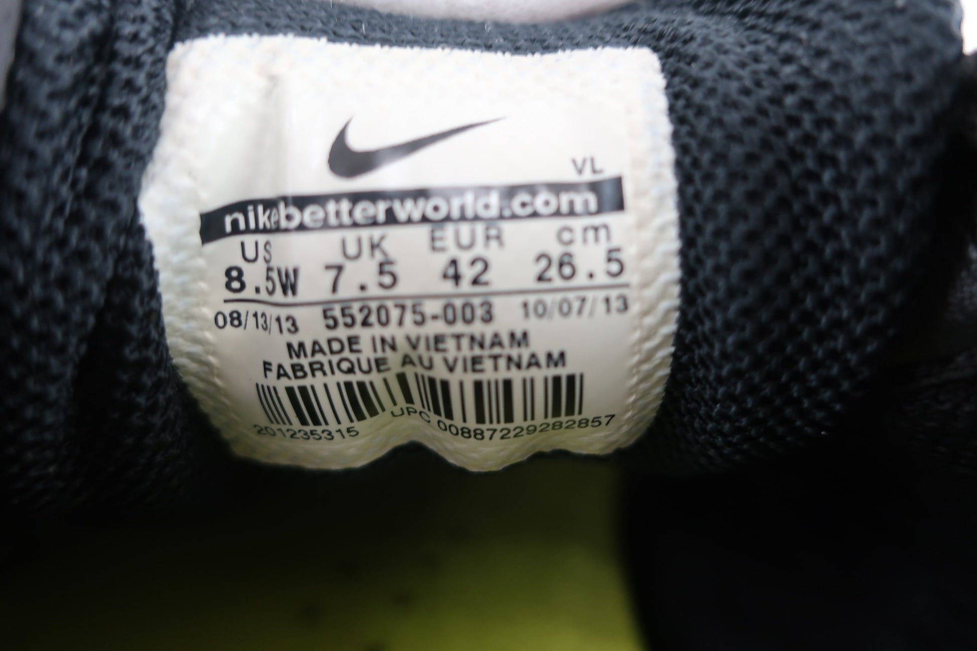 NIKE GOLF(ナイキゴルフ) ゴルフシューズ 黒 メンズ 26.5cm 552075-003 B-10