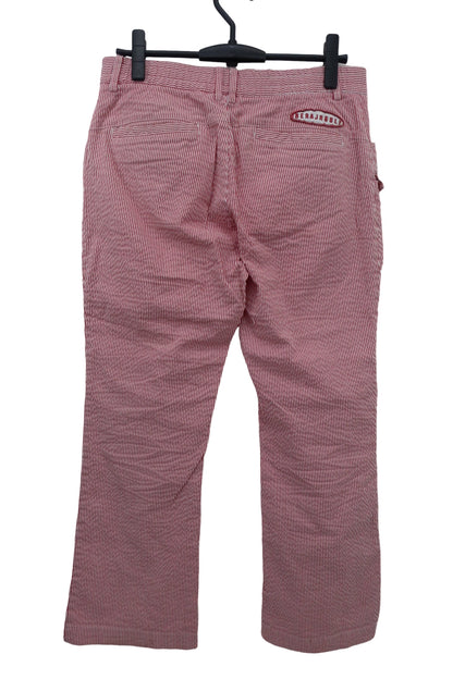 BEAR Jr GOLF パンツ ピンクストライプ レディース LL B