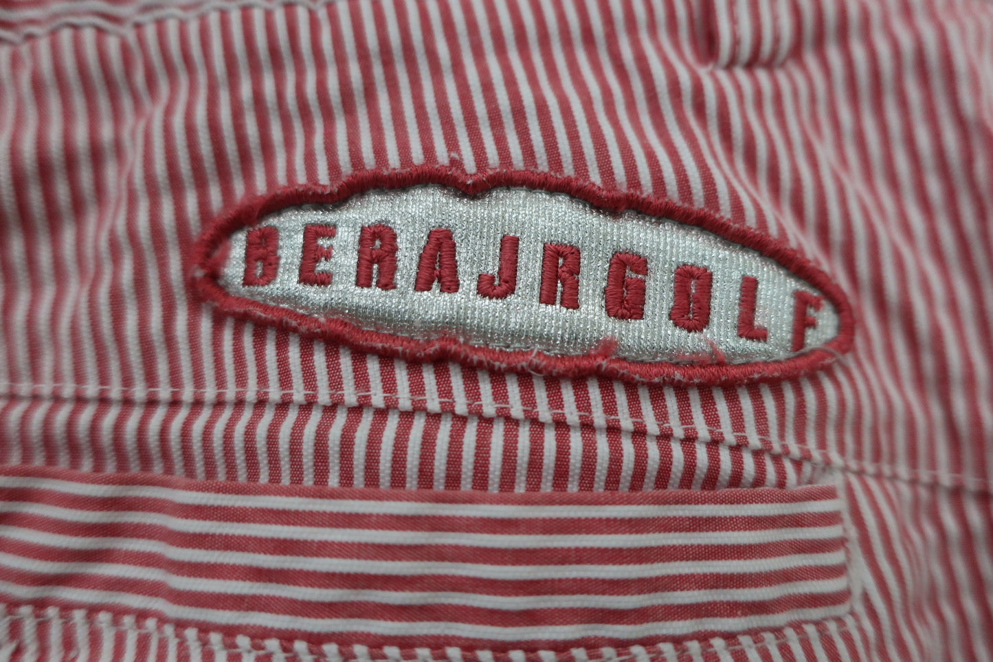 BEAR Jr GOLF パンツ ピンクストライプ レディース LL B