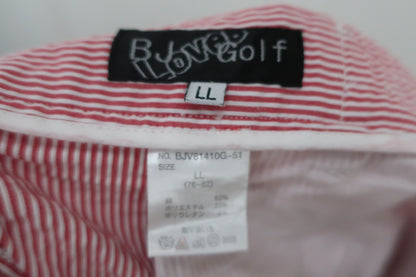 BEAR Jr GOLF パンツ ピンクストライプ レディース LL B