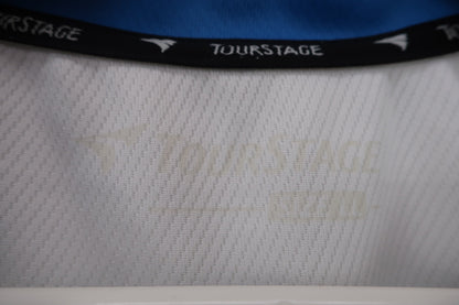 TOURSTAGE(ツアーステージ) 半袖シャツ 白青 メンズ LL B