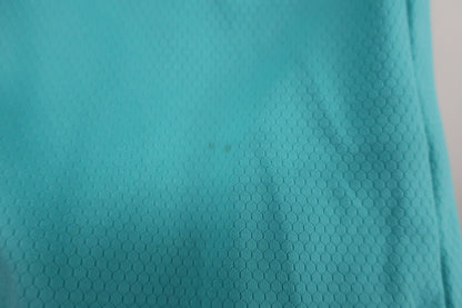 ELLESPORT ハーフジップシャツ エメラルドグリーン レディース M A