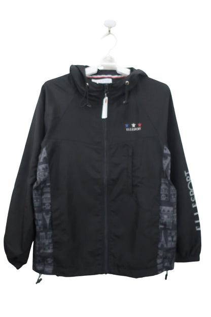 ELLESPORT ナイロンパーカー 黒 レディース M A