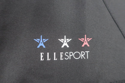 ELLESPORT ナイロンパーカー 黒 レディース M A