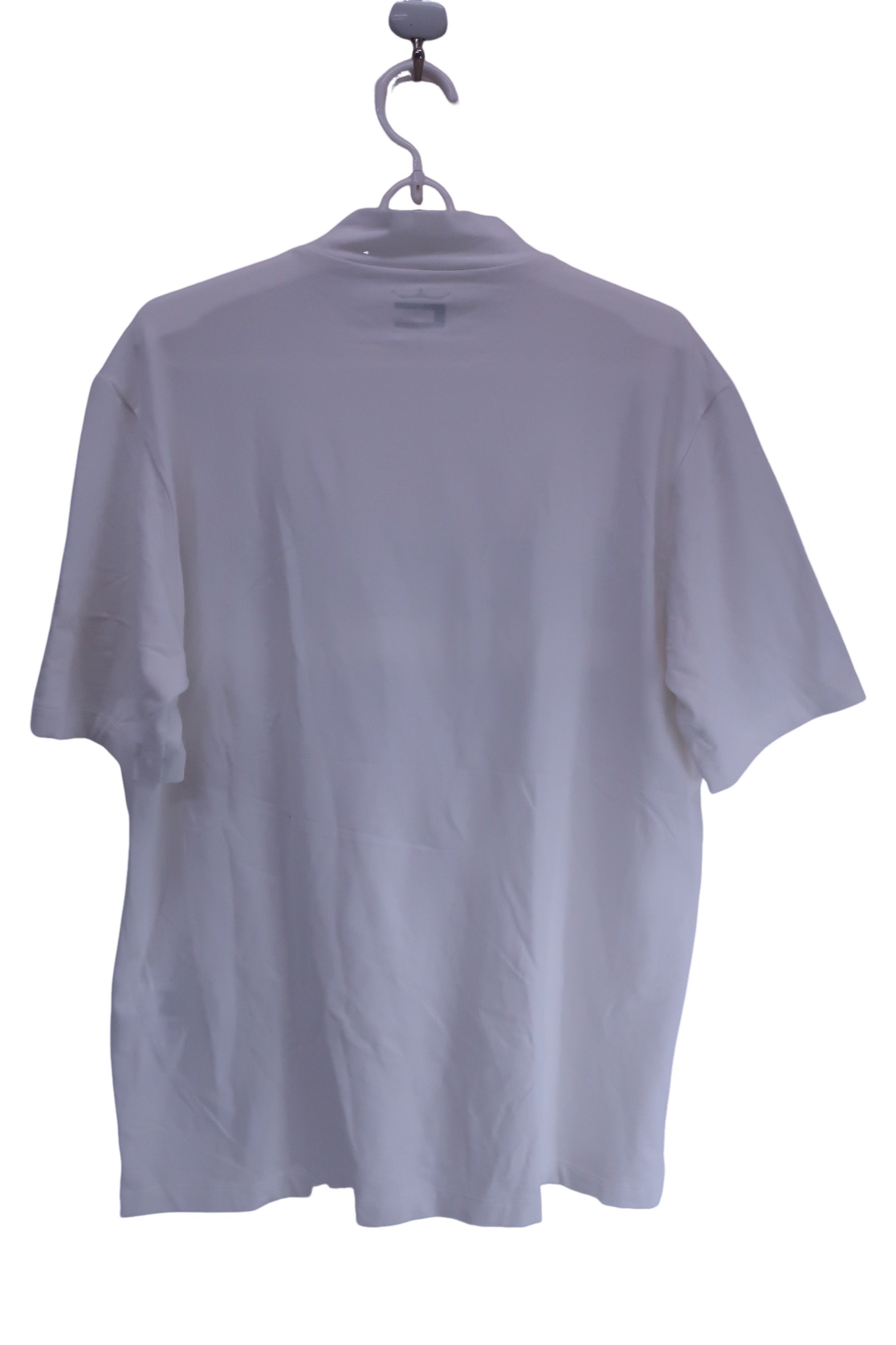 PUMA GOLF(プーマゴルフ) 半袖モックネックシャツ 白 メンズ L A-5