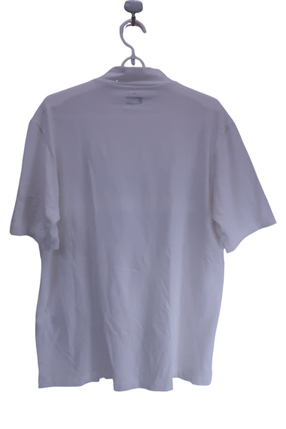 PUMA GOLF(プーマゴルフ) 半袖モックネックシャツ 白 メンズ L A-5