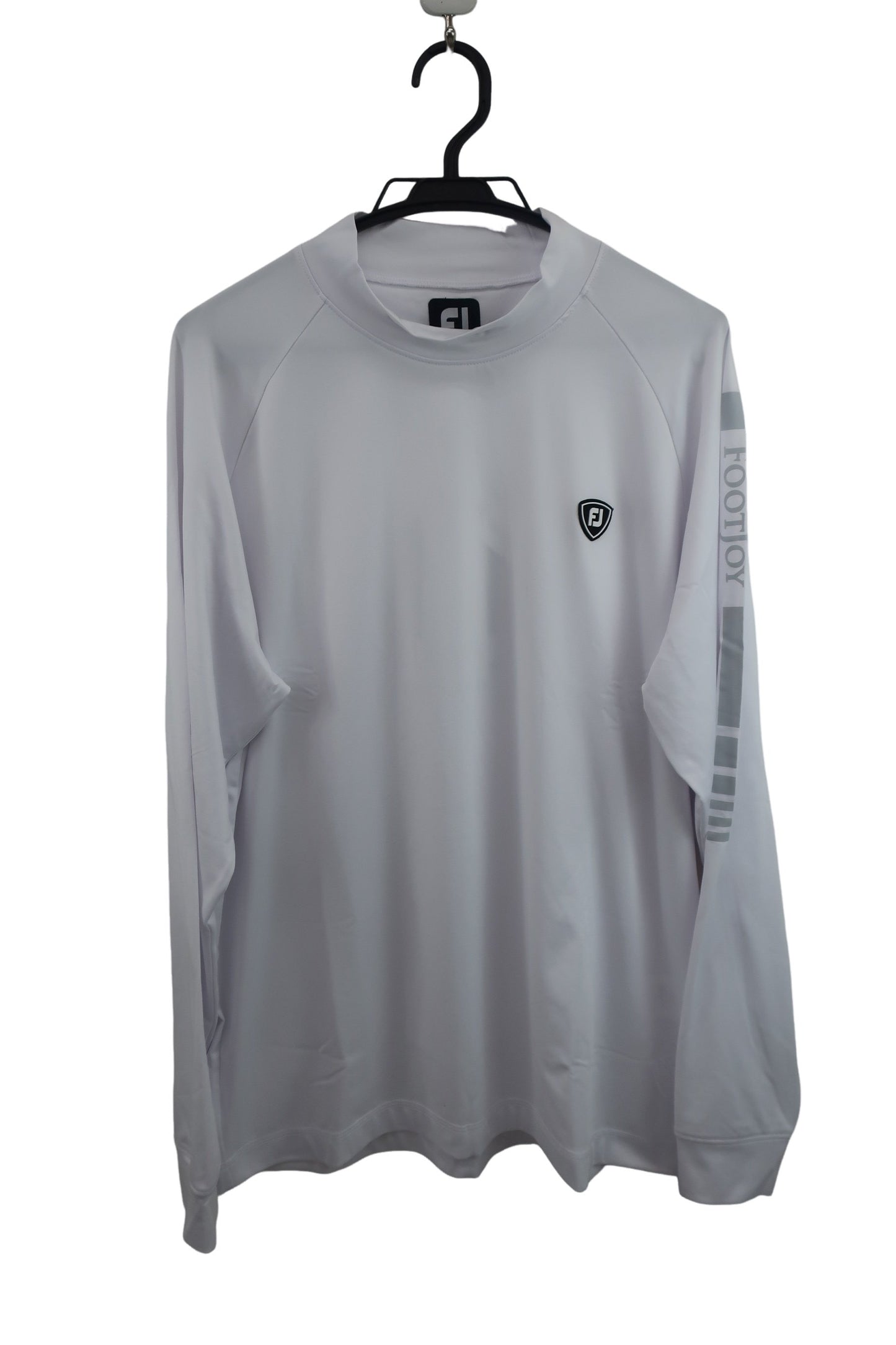 FOOTJOY(フットジョイ) 長袖モックネックシャツ 白 メンズ 2XL FJ-F19-S21 N-1