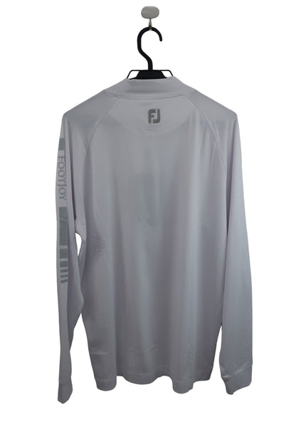 FOOTJOY(フットジョイ) 長袖モックネックシャツ 白 メンズ 2XL FJ-F19-S21 N-4