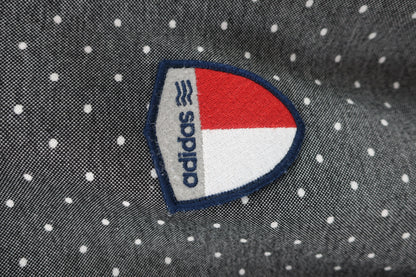 adidas(アディダス) ポロシャツ グレー白ドット柄 メンズ XO A-2