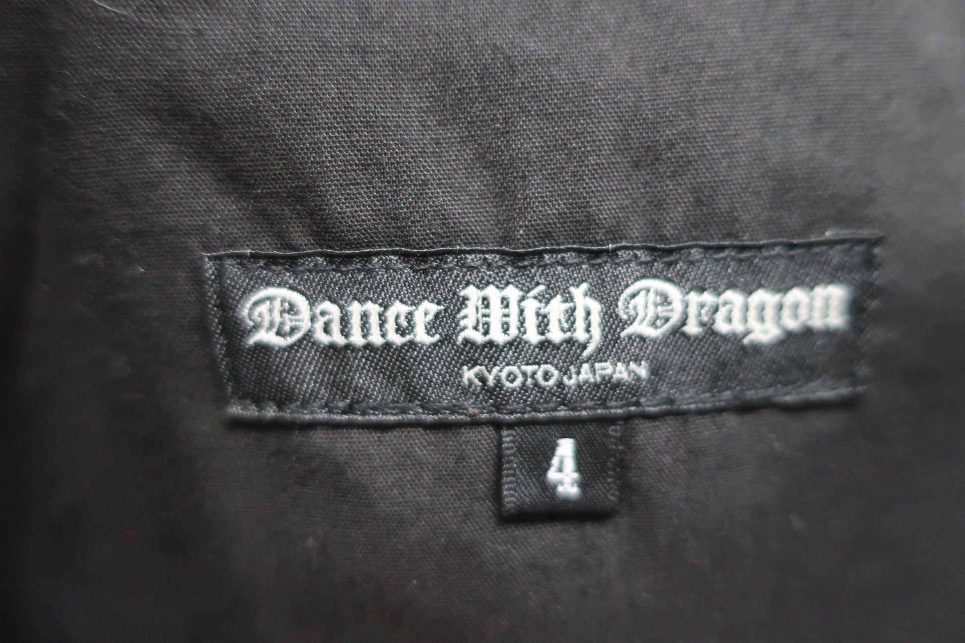 Dance With Dragon(ダンスウィズドラゴン) パンツ 白黒千鳥柄 メンズ 4 D1-489101 C-10