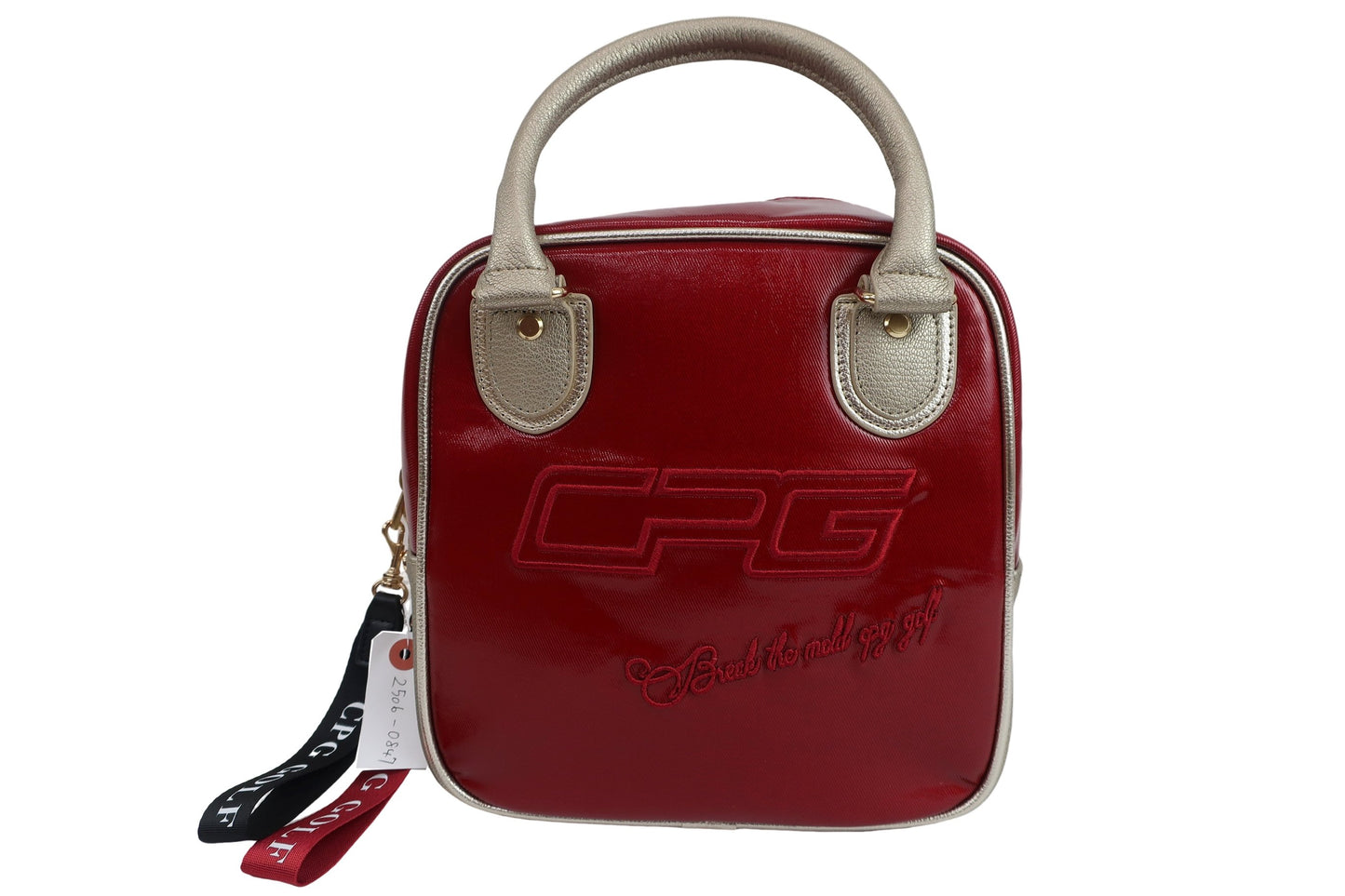 CPG GOLF(シーピージーゴルフ) カートバッグ レッド フリーサイズ S-2