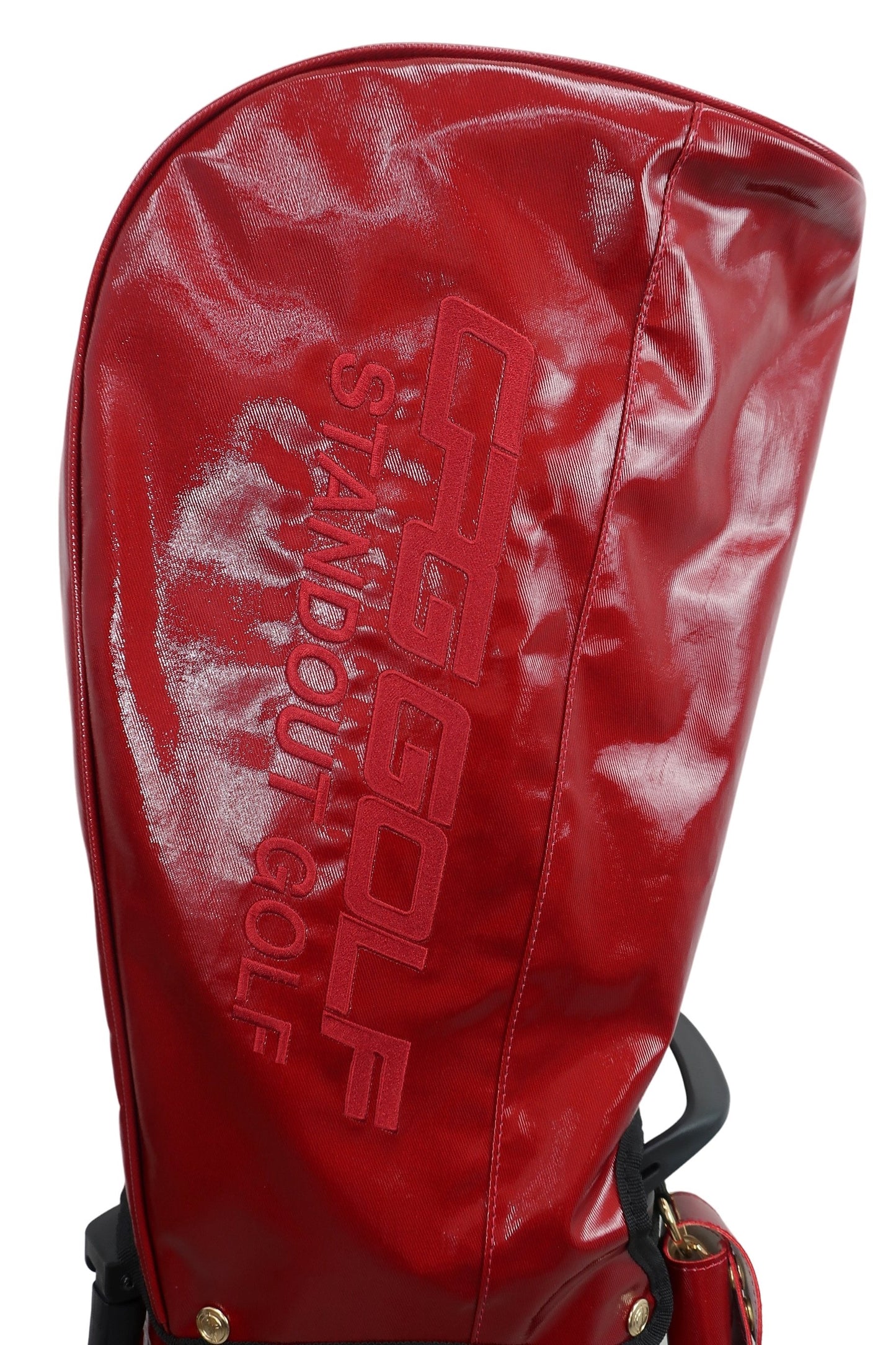 CPG GOLF(シーピージーゴルフ) スタンド式キャディバッグ 赤 5口 N-4