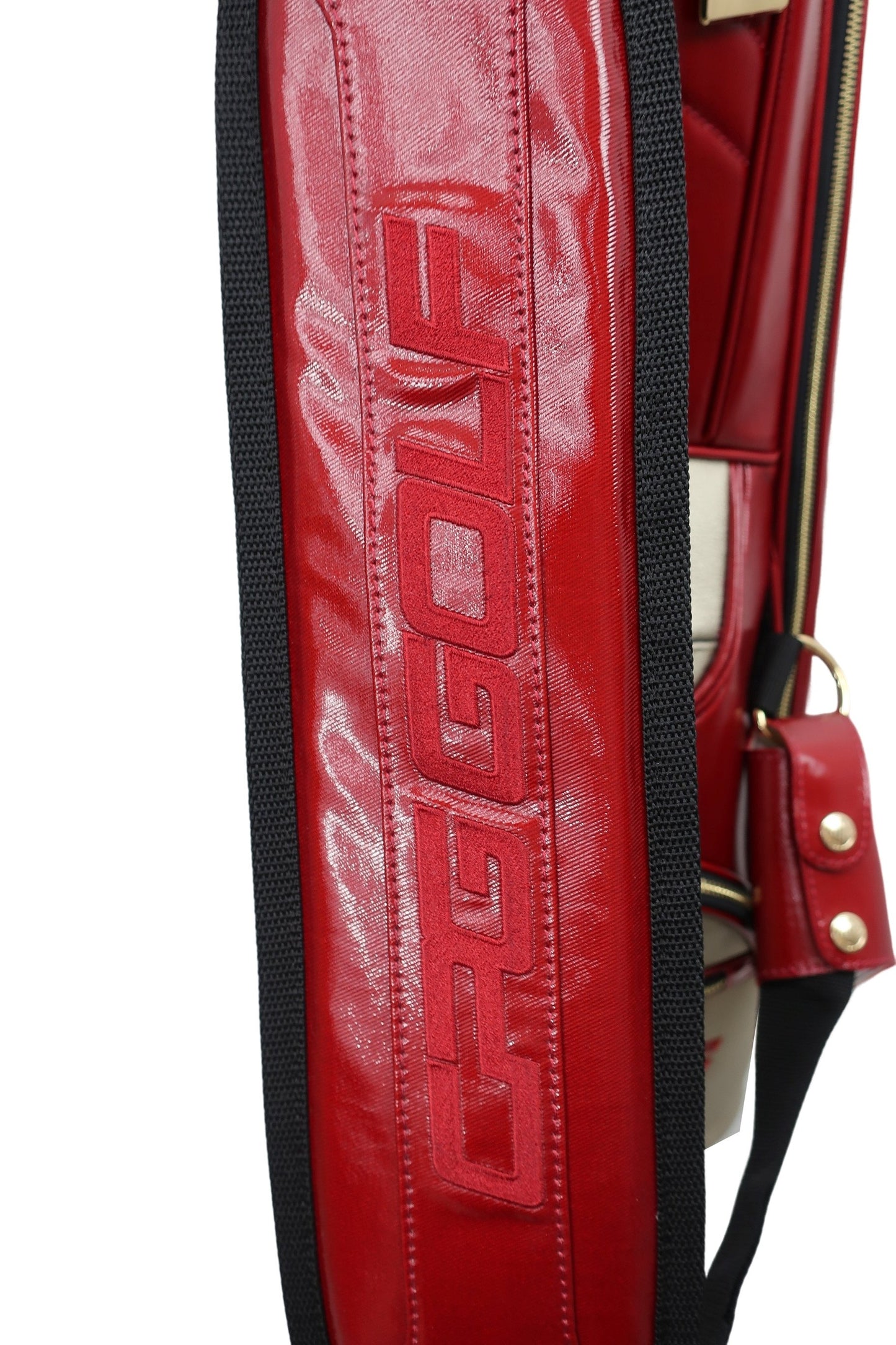 CPG GOLF(シーピージーゴルフ) スタンド式キャディバッグ 赤 5口 N-6