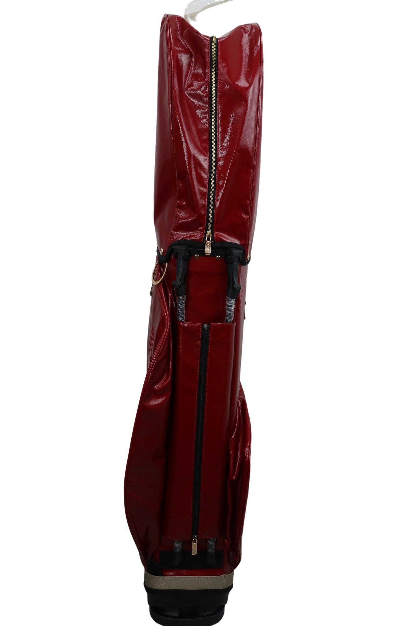 CPG GOLF(シーピージーゴルフ) スタンド式キャディバッグ 赤 5口 N-8