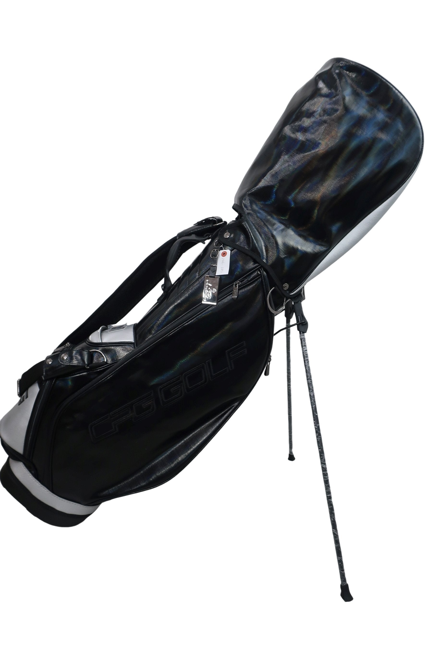 CPG GOLF(シーピージーゴルフ) スタンド式キャディバッグ 黒 5口 N-1
