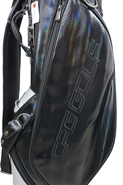 CPG GOLF(シーピージーゴルフ) スタンド式キャディバッグ 黒 5口 N-2