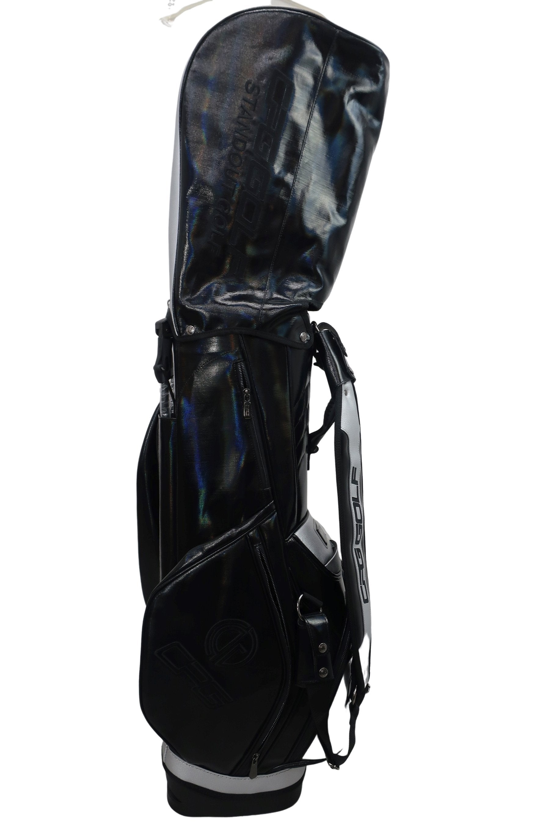 CPG GOLF(シーピージーゴルフ) スタンド式キャディバッグ 黒 5口 N-3