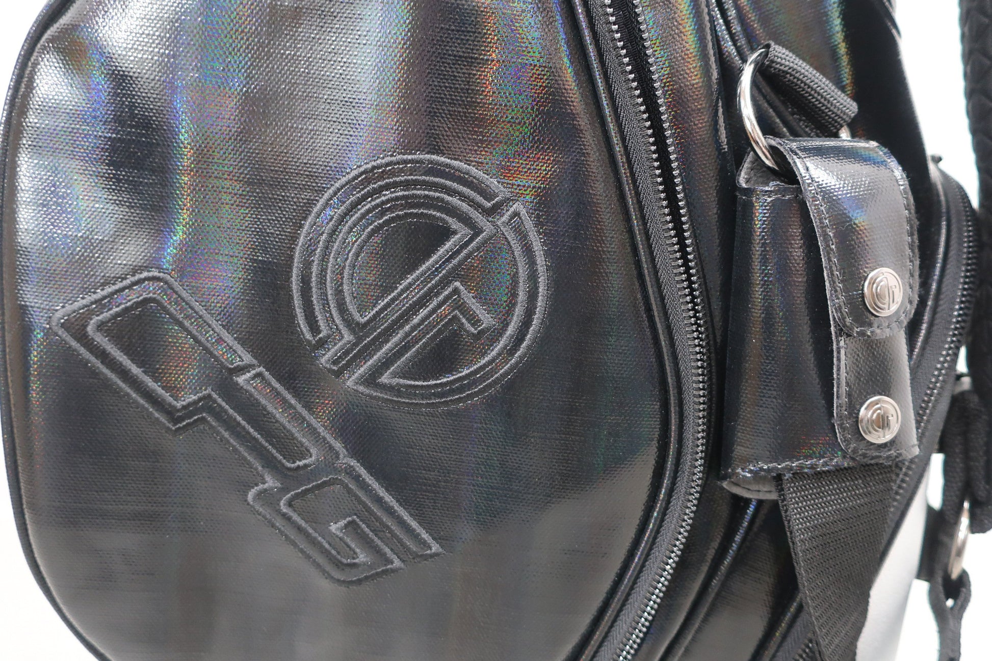 CPG GOLF(シーピージーゴルフ) スタンド式キャディバッグ 黒 5口 N-4